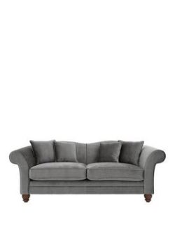 Luxe Collection - Savannah 3-Seater Fabric Sofa